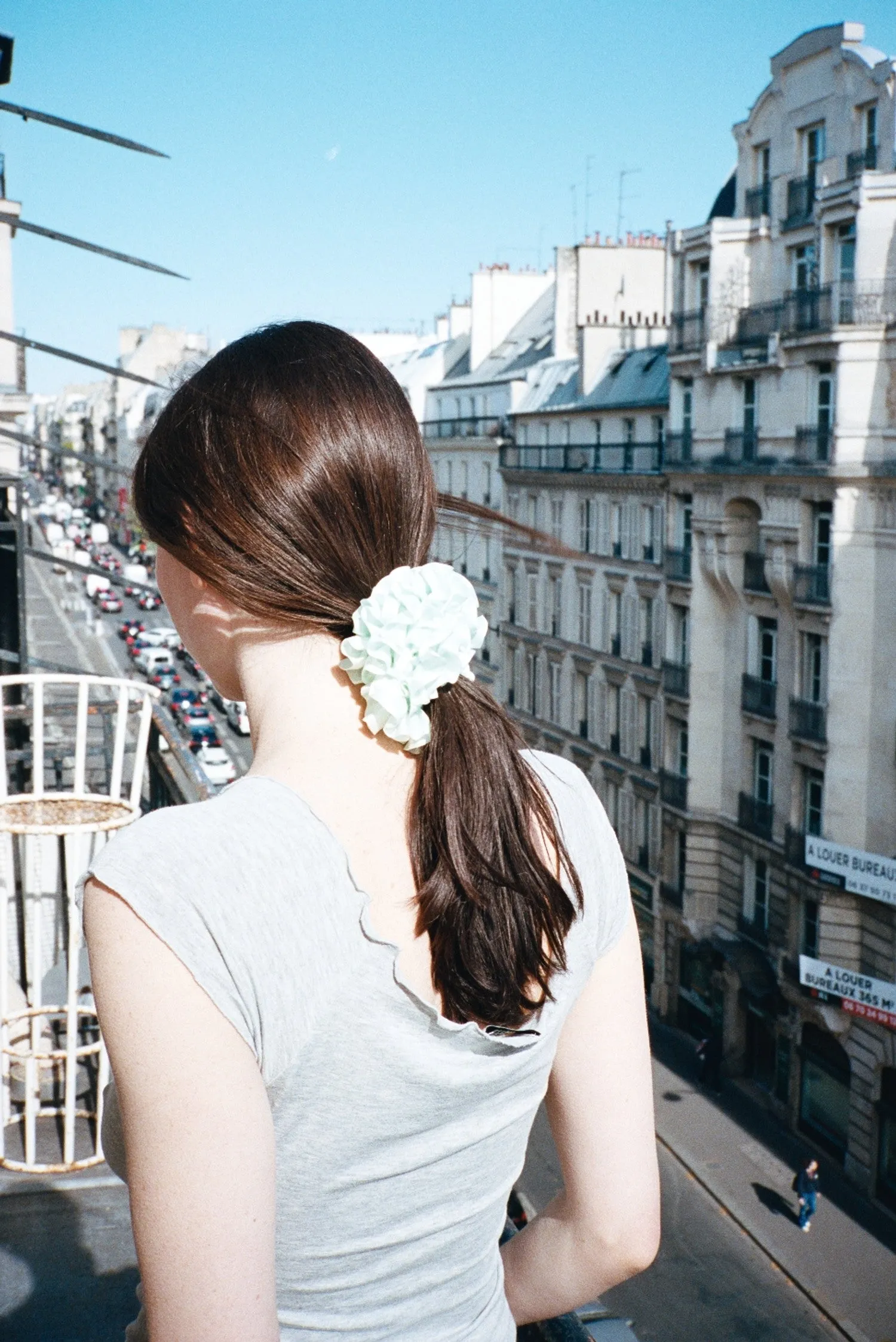 CARNATION SCRUNCHIE, ICE MINT sold by Maryam Nassir Zadeh product image thumbnail 3