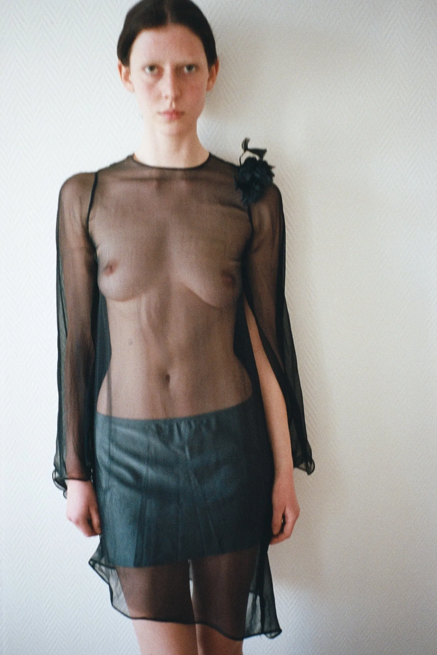 BISOU SKIRT, SLATE sold by Maryam Nassir Zadeh product image thumbnail 2