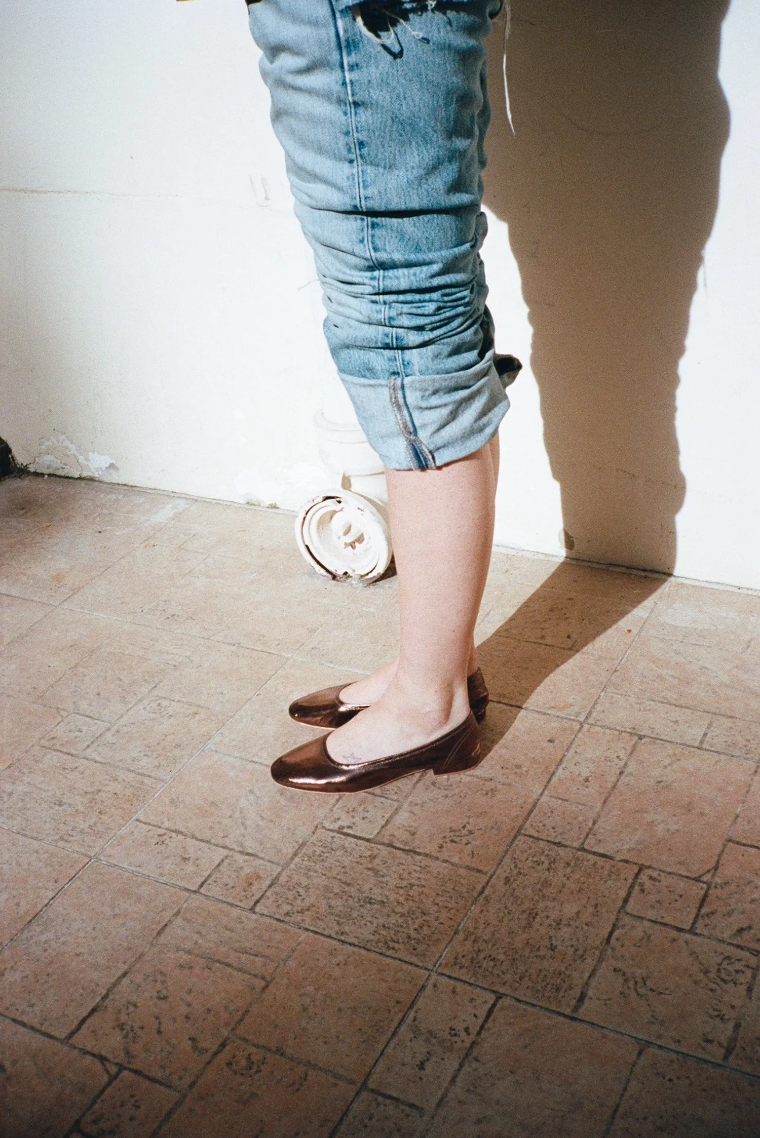 SERAFINA FLAT, DEEP BRASS sold by Maryam Nassir Zadeh product image thumbnail 3