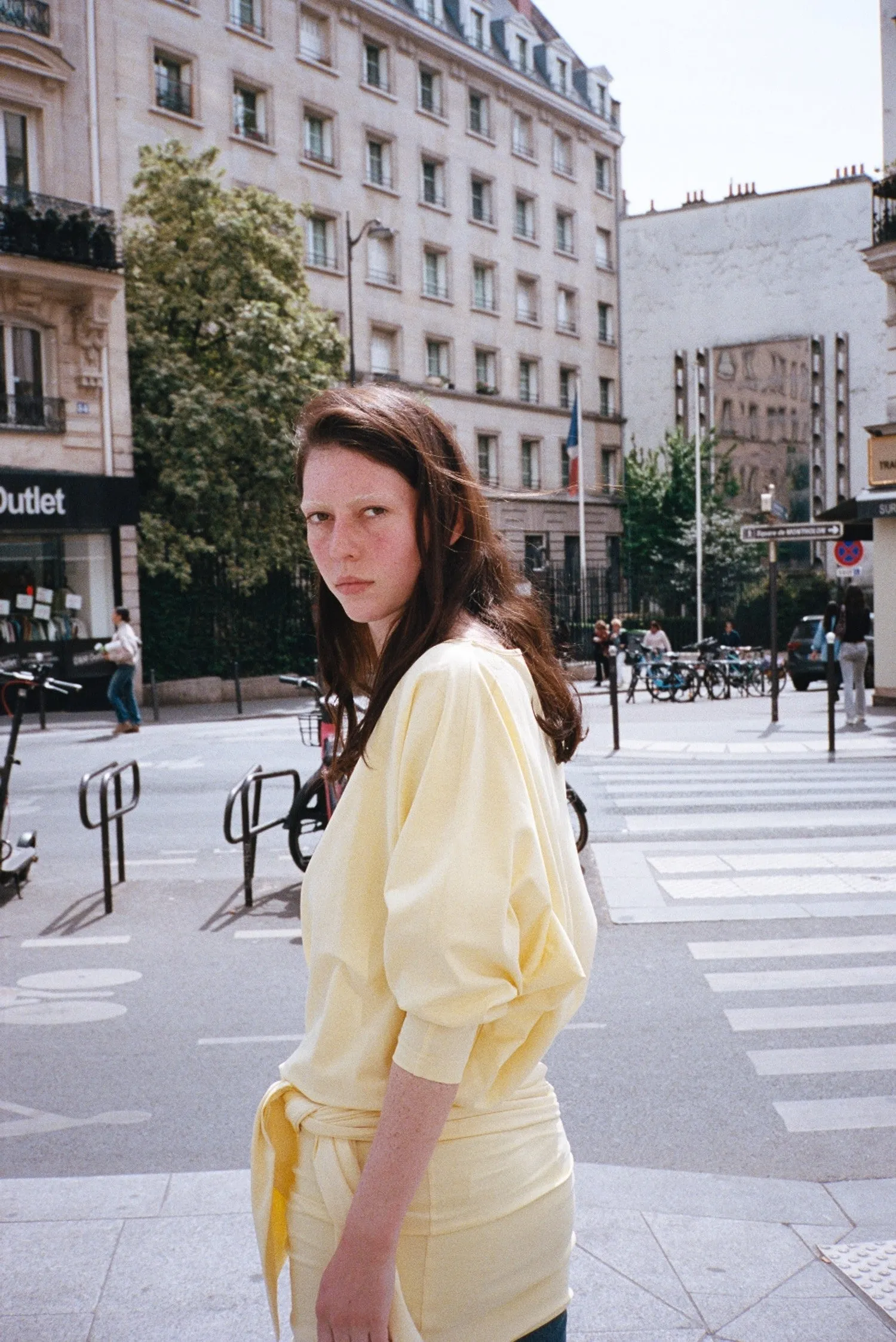 HELENA DRESS, BUTTER sold by Maryam Nassir Zadeh product image thumbnail 4