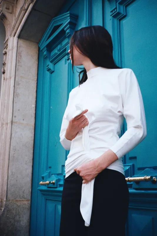 PINA TEE, WHITE made by Maryam Nassir Zadeh
