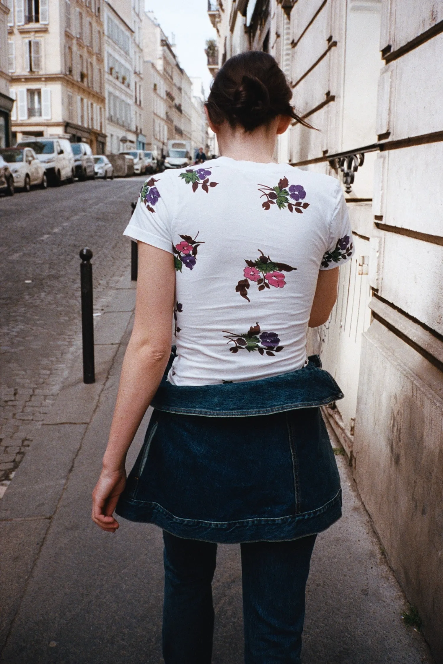 BELTED DENIM JACKET SKIRT, INDIGO sold by Maryam Nassir Zadeh product image thumbnail 5