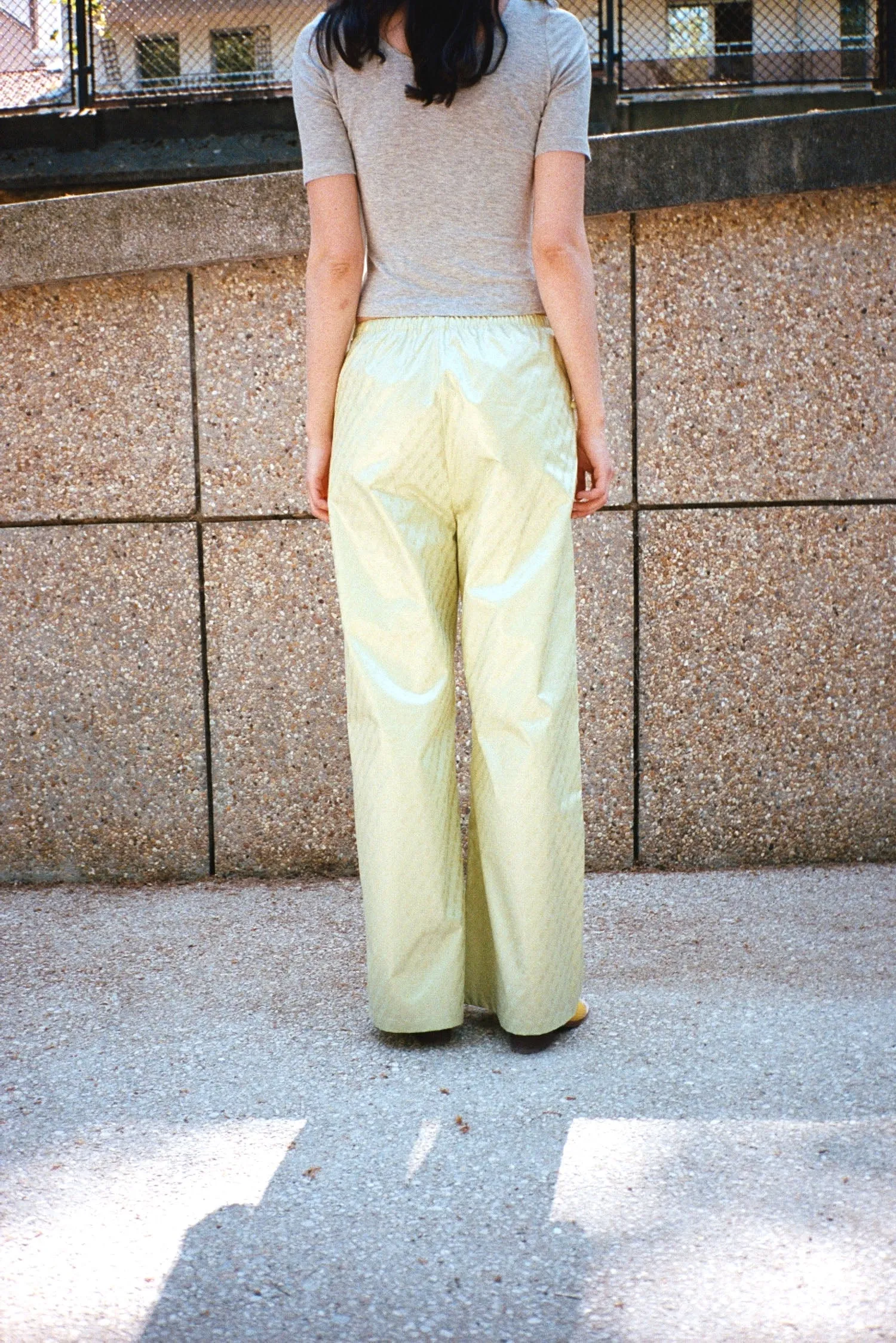 NOUCKI TROUSER, ALMOND GREEN sold by Maryam Nassir Zadeh product image thumbnail 5