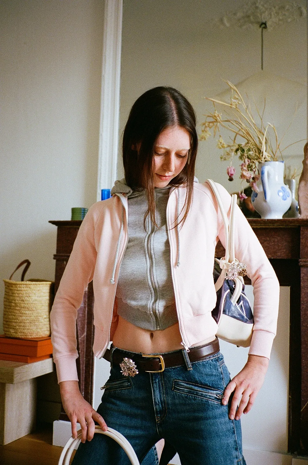 BROOCH BELT, BROWN sold by Maryam Nassir Zadeh product image thumbnail 2