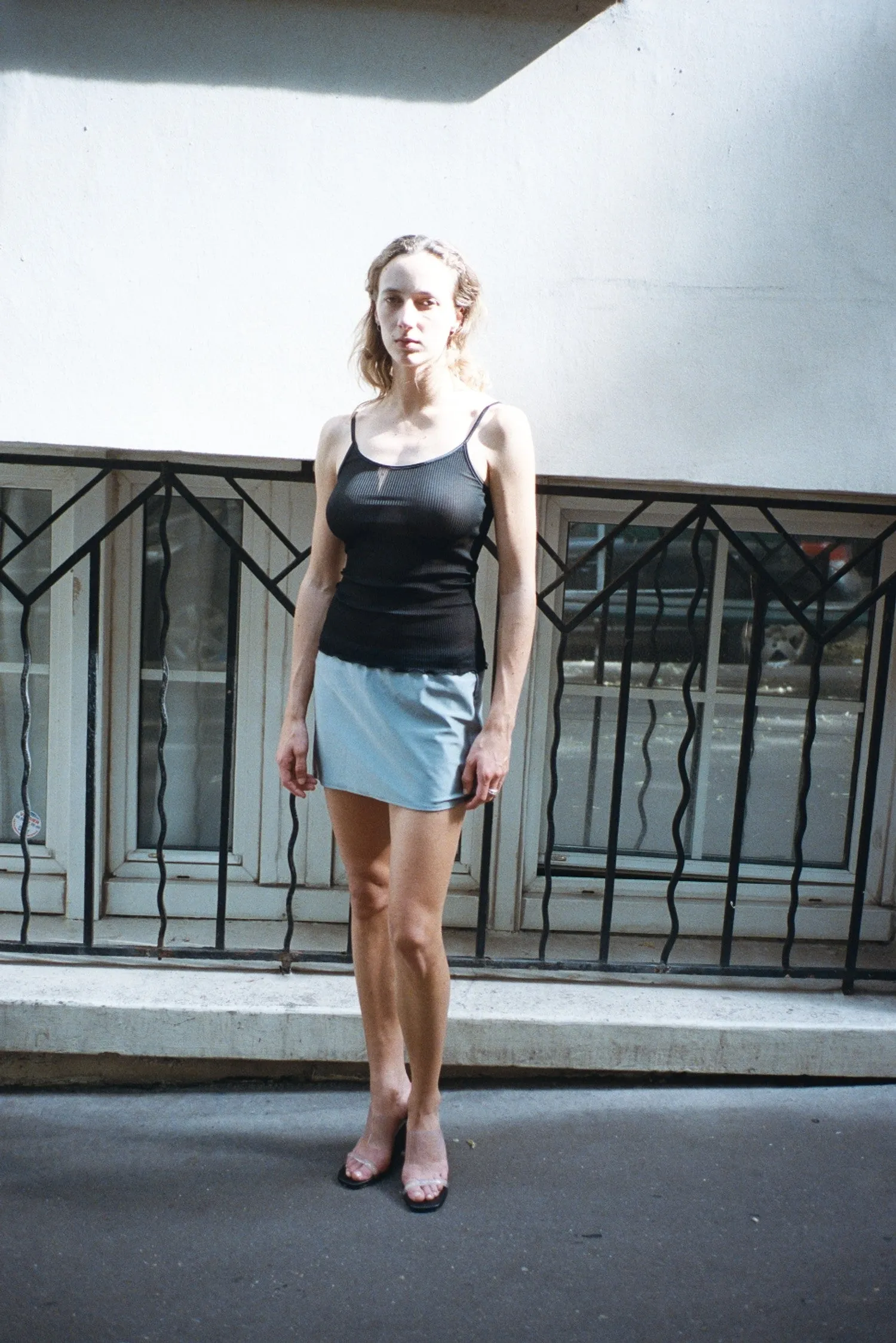 SOIE PLISSE TOP, NOIR sold by Maryam Nassir Zadeh product image thumbnail 4