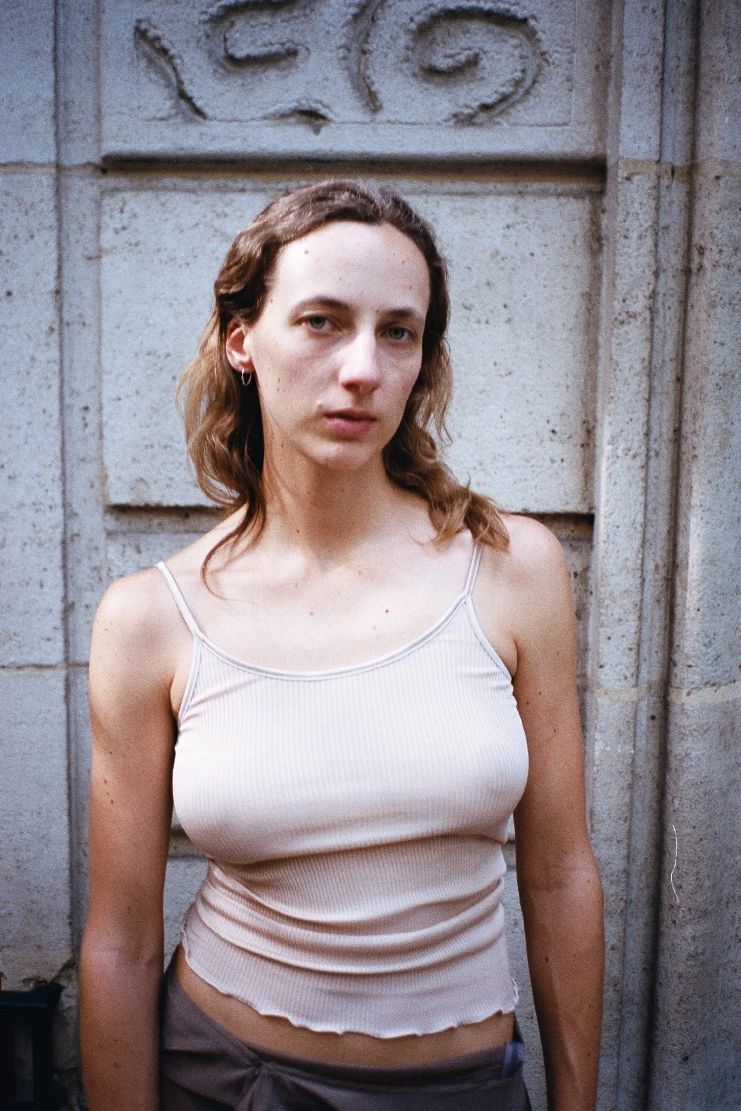 SOIE PLISSE TOP, NUDE sold by Maryam Nassir Zadeh product image thumbnail 2