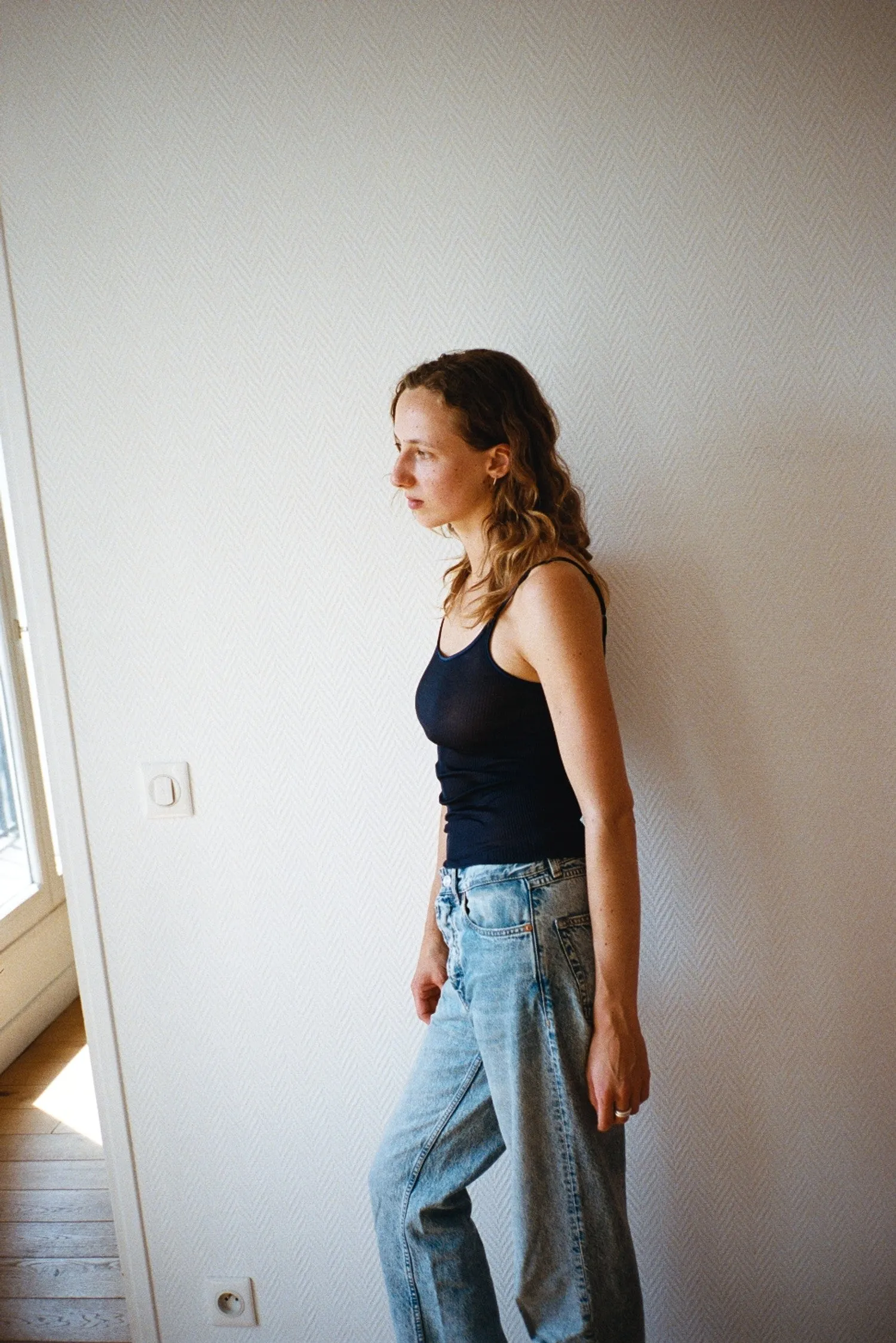 SOIE PLISSE TOP, BLEU sold by Maryam Nassir Zadeh product image thumbnail 4