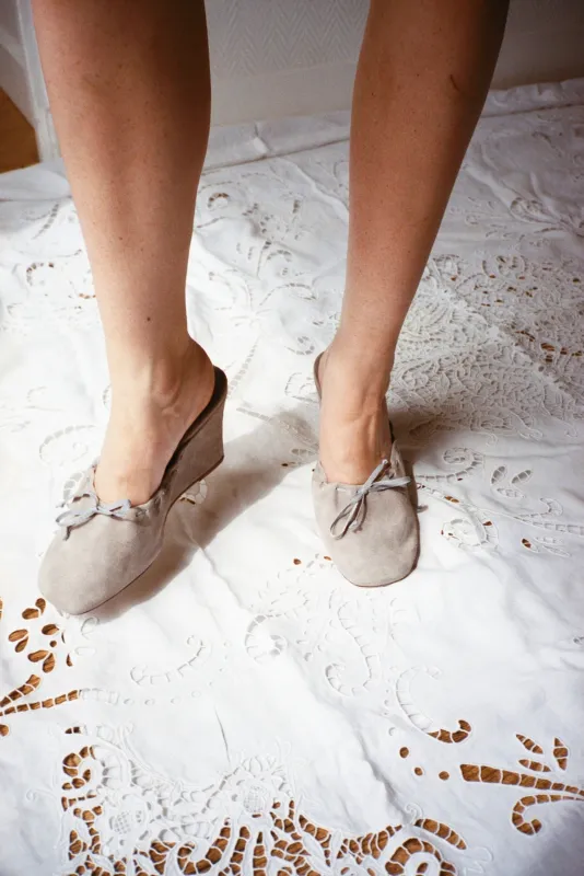 BALLET WEDGE, CINDER made by Maryam Nassir Zadeh