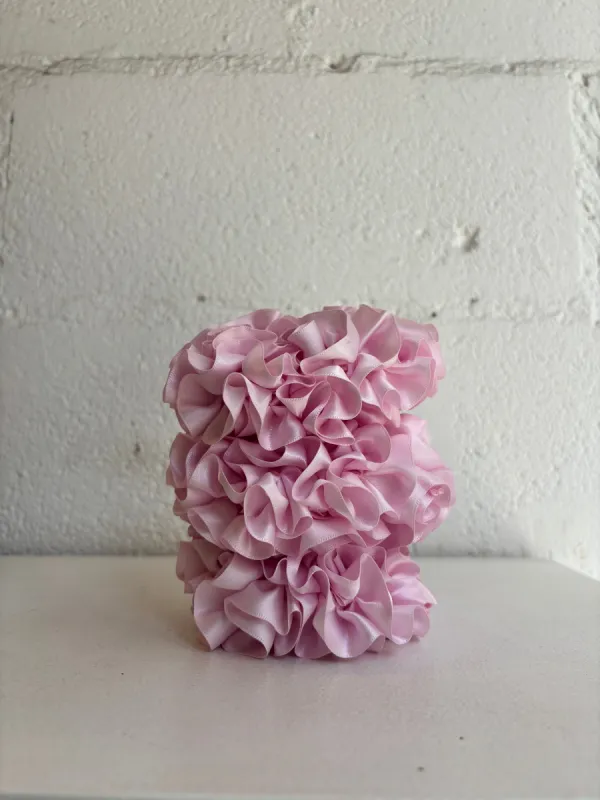CARNATION SCRUNCHIE, ICY PINK made by Maryam Nassir Zadeh