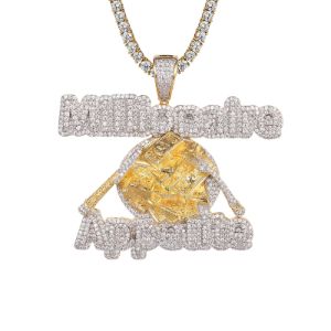 Millionaire Appetite Money Bill Plate Hip Hop Icy Mens Pendant sold by Master Of Bling