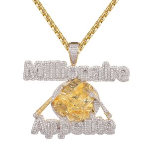 Millionaire Appetite Money Bill Plate Hip Hop Icy Mens Pendant sold by Master Of Bling