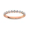 Diamond 3/4 Ct.Tw. Stack Band in 14K Rose Gold sold by Master Of Bling