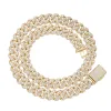 Real Miami Cuban Link Chain 14mm MOISSANITE 925 Silver Gold Tone Necklace sold by Master Of Bling