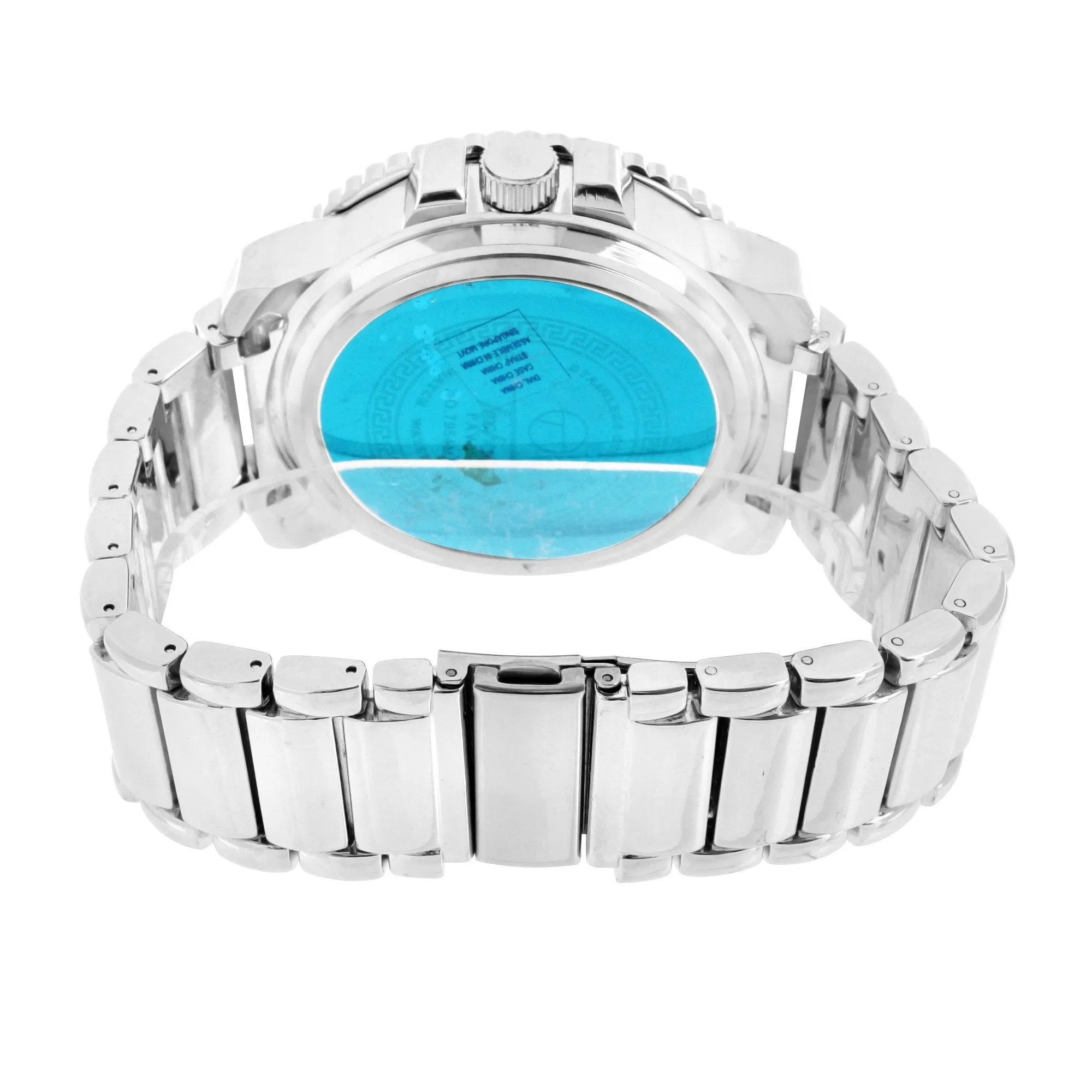 Simulated Diamonds Watch Bling Jojo Jojino Custom Style Stainless Steel Back sold by Master Of Bling product image thumbnail 3