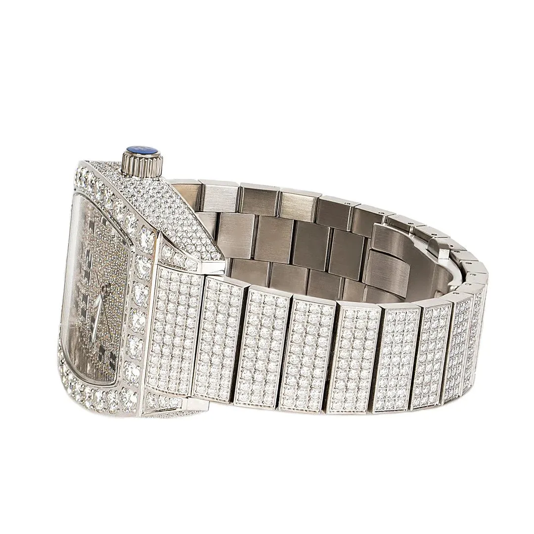 VVS MOISSANITE Watch Automatic Custom Hip Hop Watch Designer Men sold by Master Of Bling product image thumbnail 2