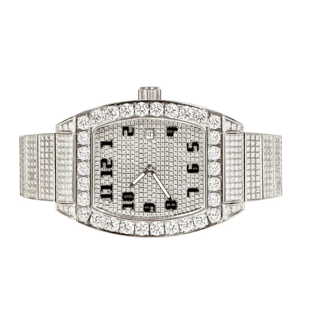 VVS MOISSANITE Watch Automatic Custom Hip Hop Watch Designer Men sold by Master Of Bling