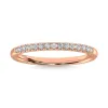 14K Rose Gold Diamond 1/8 Ct.Tw. Machine Band sold by Master Of Bling