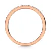 14K Rose Gold Diamond 1/8 Ct.Tw. Machine Band sold by Master Of Bling