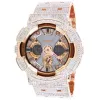 Mens Custom Casio G-Shock GA-200GD Rose Gold Tone Watch sold by Master Of Bling