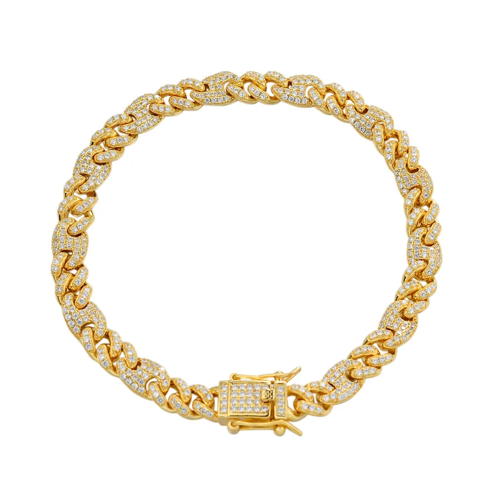 Sterling Silver Miami Cuban Custom Designer 6MM Bracelet sold by Master Of Bling