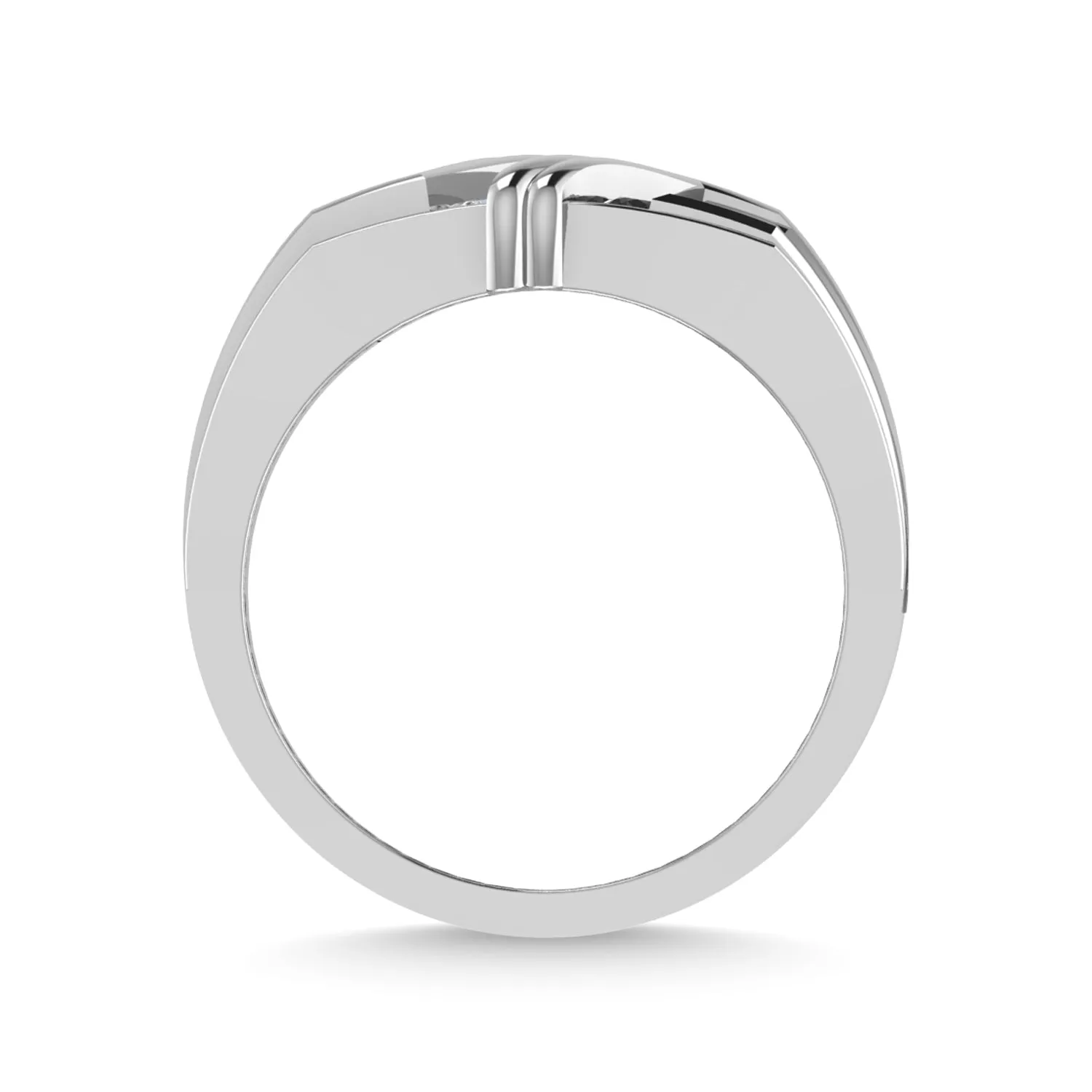 10K White Gold Diamond 1/2 Ct.Tw. Mens Ring sold by Master Of Bling product image thumbnail 4