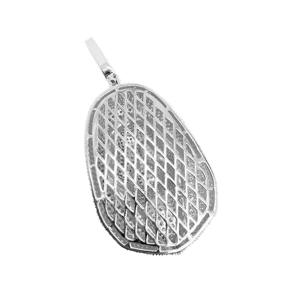 Moissanite Pendant Ghost Face Scream 925 Silver Death Custom Hip Hop sold by Master Of Bling product image thumbnail 4