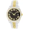 Two-Tone Gold 40mm Presidential  Band Watch sold by Master Of Bling