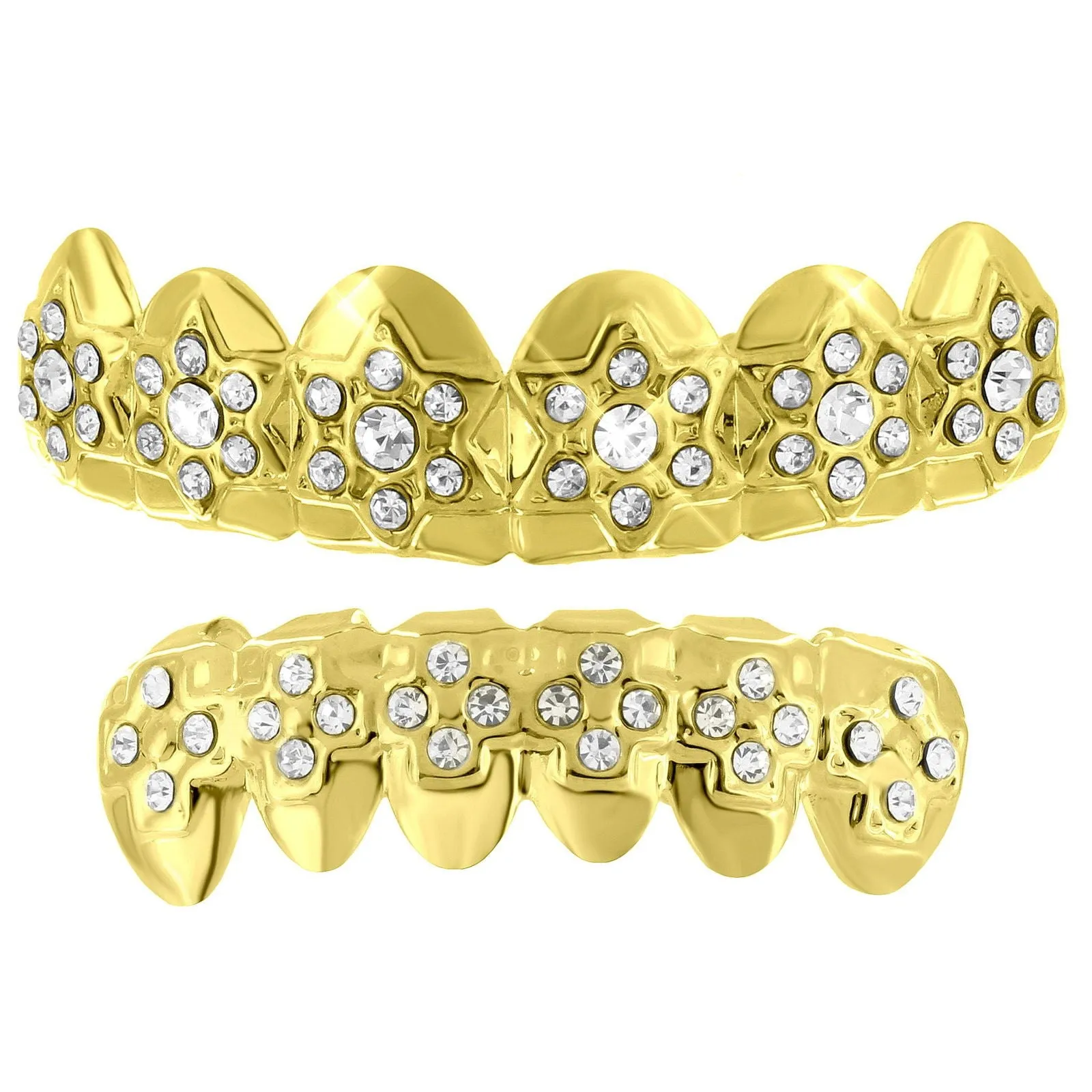 Designer Bling Grillz Top Bottom Set Holiday Special sold by Master Of Bling