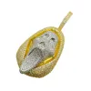 Moissanite Diamond Pendant Scream Mask Ghostface 14k Gold Tone 925 Silver sold by Master Of Bling