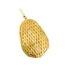Moissanite Diamond Pendant Scream Mask Ghostface 14k Gold Tone 925 Silver sold by Master Of Bling