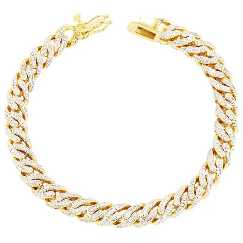New 9mm  Custom Franco Bracelet sold by Master Of Bling