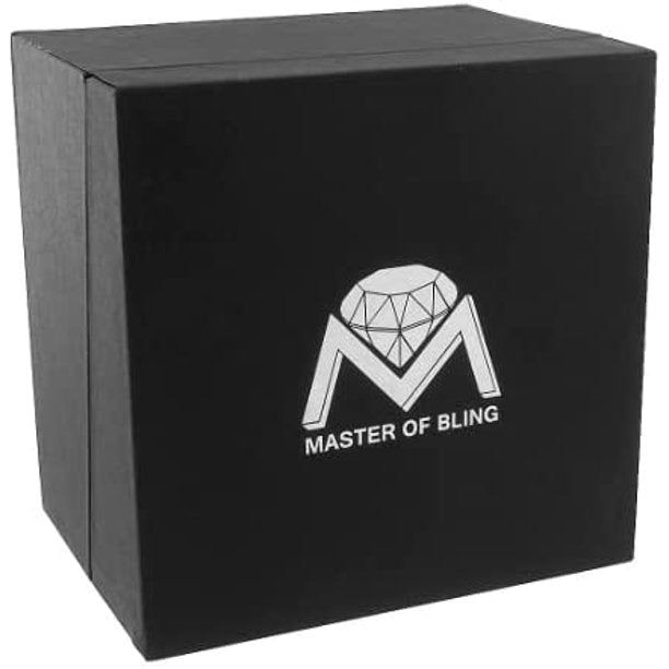 Stainless Steel 40mm Moissanite White Tone Luxury Watch sold by Master Of Bling product image thumbnail 3