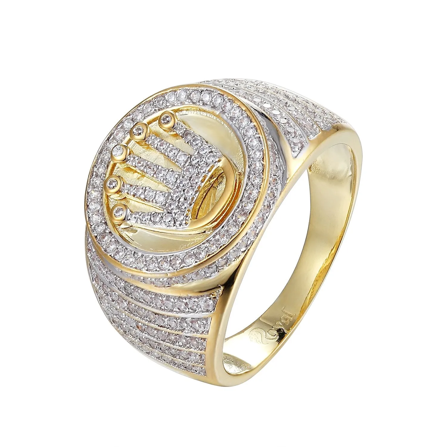Presidential Crown Men's Luxury Ring sold by Master Of Bling
