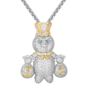 Doughboy Character Money Bag Men's Custom Designer Pendant sold by Master Of Bling