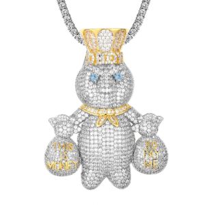 Doughboy Character Money Bag Men's Custom Designer Pendant sold by Master Of Bling