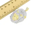Mens Lion Pendant Fully  Sterling Silver sold by Master Of Bling