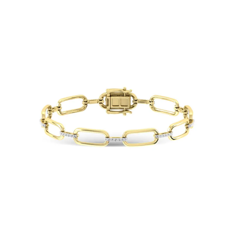 Diamond 1/2 Ct.Tw. Fashion Bracelets in 14K Yellow Gold sold by Master Of Bling
