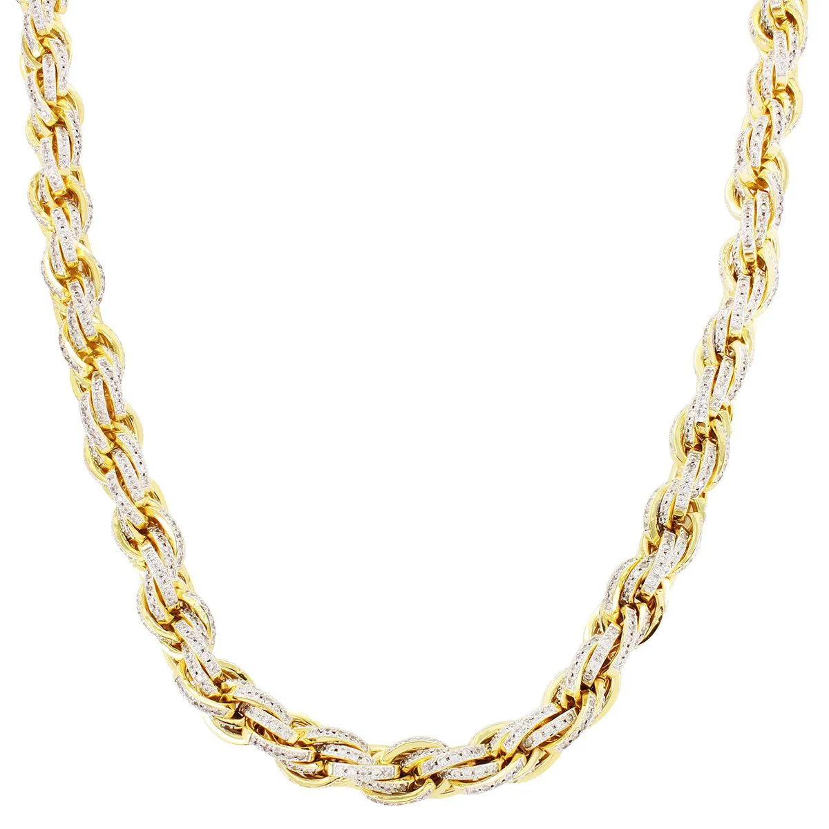 Men's 9mm 30" Custom Rope Necklace sold by Master Of Bling