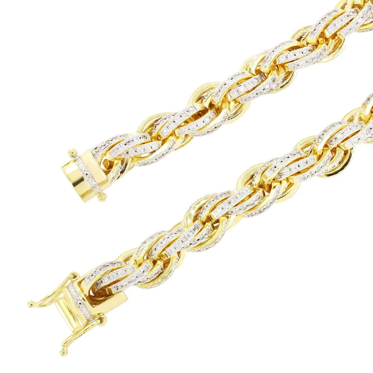 Men's 9mm 30" Custom Rope Necklace sold by Master Of Bling product image thumbnail 2