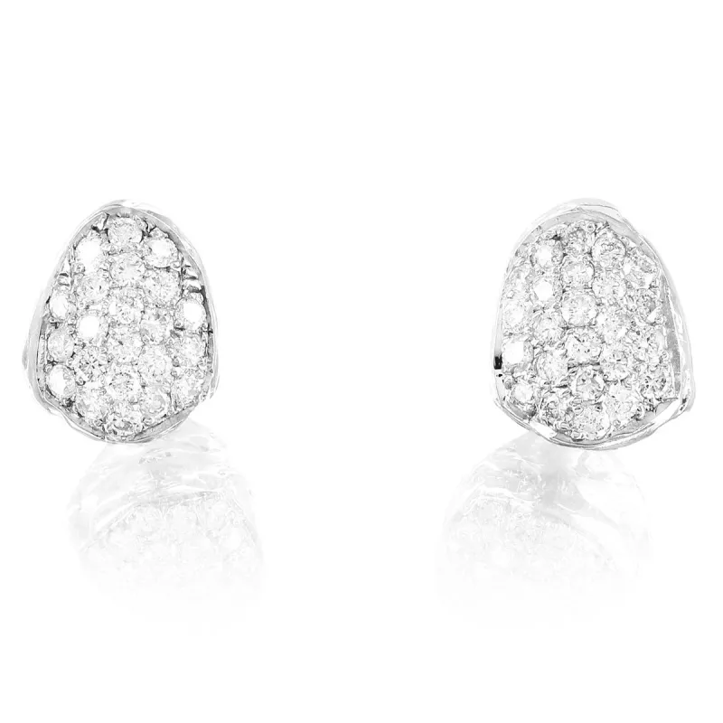 Men's 10k White Gold  Two Teeth with Back Bar sold by Master Of Bling