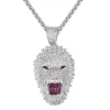 Silver Growling Gorilla Animal Hip Hop Pendant Free Box Chain sold by Master Of Bling
