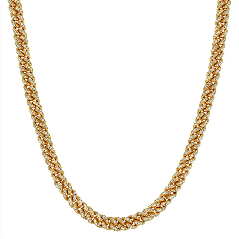 Moissanite Diamond .925 Icy 6mm Miami Cuban Link Chain sold by Master Of Bling