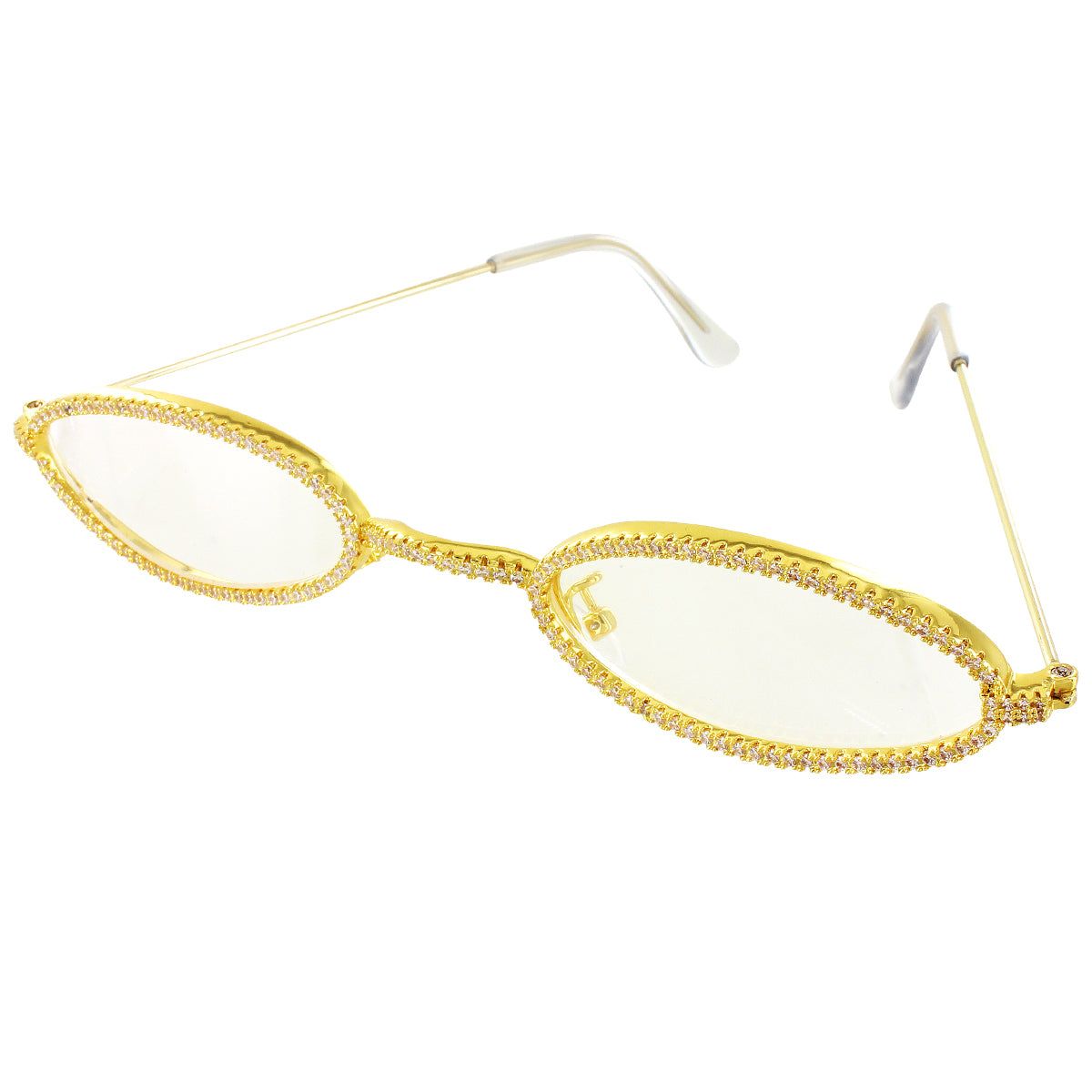 Custom Oval Shaped Hip Hop Retro Designer Sunglasses sold by Master Of Bling