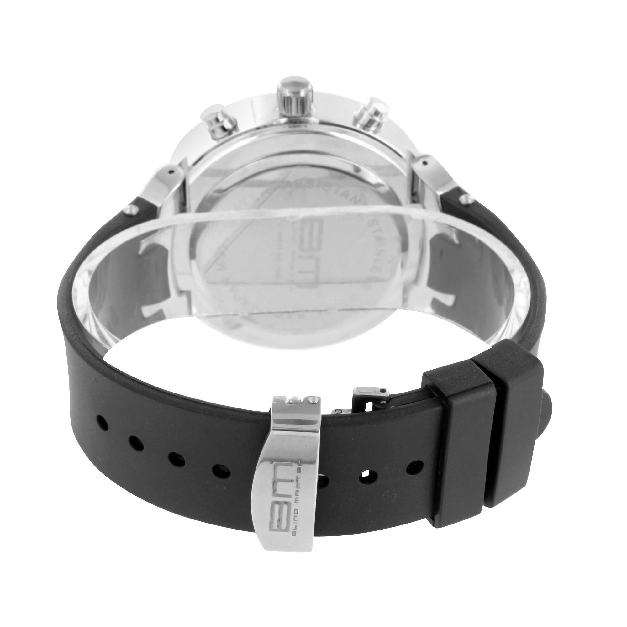 Dial Watch Lab Diamonds Black Rubber Band Stainless Steel sold by Master Of Bling product image thumbnail 3