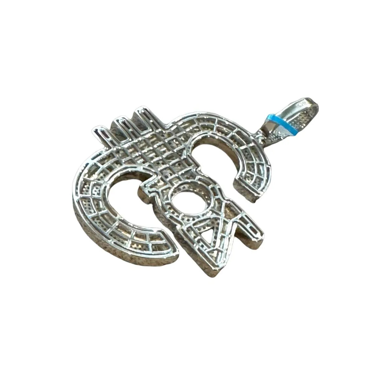 Zone 3 Moissanite Diamond Pendant XL Iced 925 Silver Custom sold by Master Of Bling product image thumbnail 3