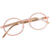Men's Clear Lens  Round Wooden Frame Hip Hop Glasses sold by Master Of Bling