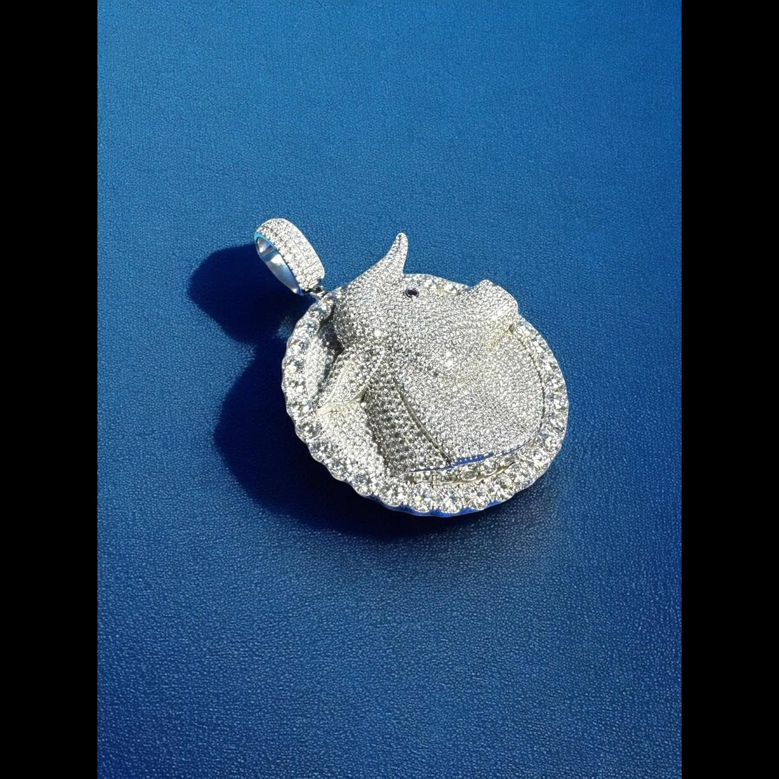 Moissanite GOAT Pendant Greatest Of All Time 925 sold by Master Of Bling product image thumbnail 2