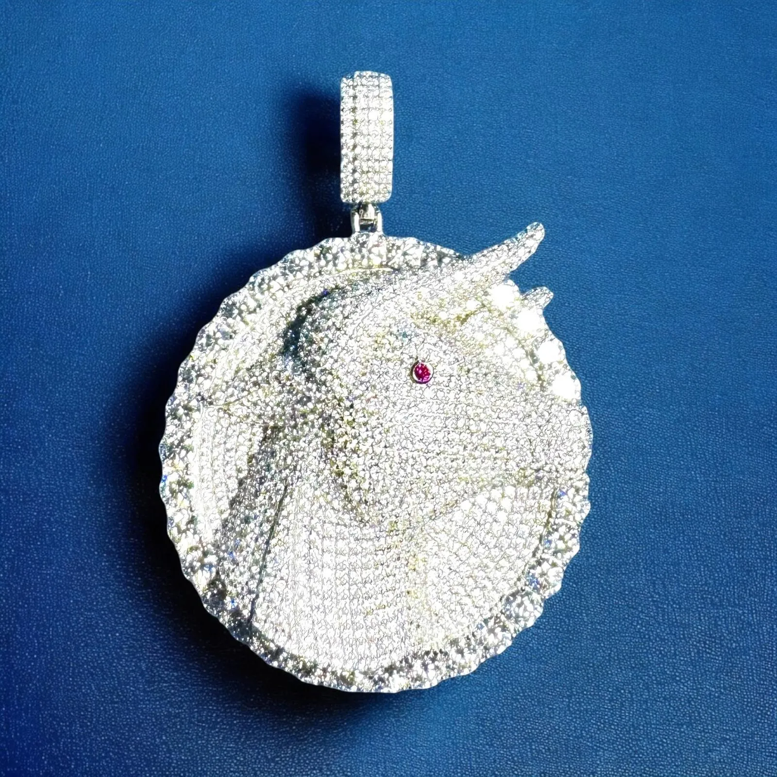 Moissanite GOAT Pendant Greatest Of All Time 925 sold by Master Of Bling product image thumbnail 3