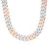 🎁 925 Silver Moissanite 23mm Miami Cuban 22 Inch Mens Chain Necklace (100% off) sold by Master Of Bling