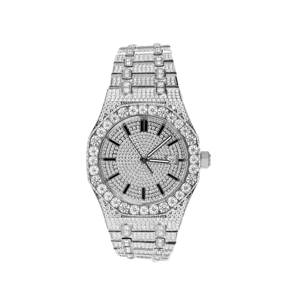 Womens Watches Moissanite Octagon Automatic Christmas Gift For Her sold by Master Of Bling product image thumbnail 2